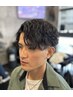 【無造作スタイル◎】スパイラルパーマ＋カットコース/シェービング込