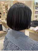 艶ボブグラデーションボブ40代50代60代ボリュームアップカット