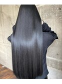 オイルストレート　黒髪　ツヤ　艶　トリートメント