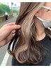 【大人気】カット＋イヤリングカラー+水素トリートメント　￥12,000 