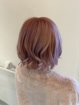 ウェーブクリップ&nbsp;1ブリーチ～　ピンクカラー