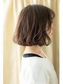 ■ウェーブミディアム抜け感Aラインボブパーマ611大宮10代20代!