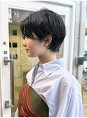 ショートパーマハンサムショート