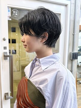 エムクランメイクス 原宿 表参道(m.clan MAKE'S) ショートパーマハンサムショート