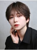 ニュアンスシースルーマッシュ　ダウンパーマ