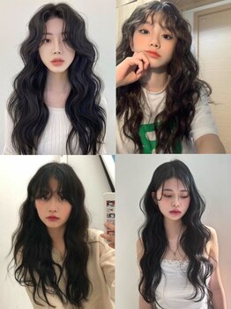 メゾンセブンルックス 宇都宮簗瀬店(Maison 7LOOKS)の写真/レイヤー×パーマでつくる韓国風くびれヘア♪トレンドヘアを似合わせでご提案◎褒められヘアに！