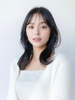 くびれるレイヤーカット/20代30代大人かわいい/透明感カラー