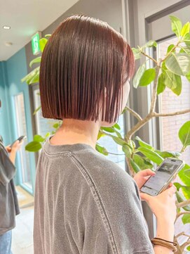 ノエ トトン(noe tton) ホワイトグレージュ/デジタルパーマ/チェリーブラウン/名駅a37