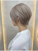 アプリコットオレンジくびれヘアハイライトカラー熊本