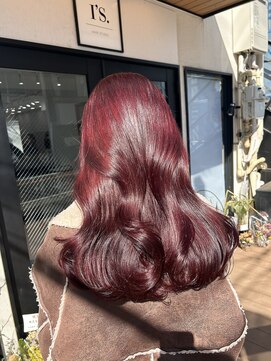 アイズ 横浜(IS) カシスレッド/ブリーチなし/横浜