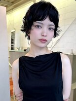 カシェ ホリエ(CACHE HORIE)&nbsp;ニュアンスパーマ/モードショート/黒髪