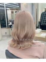ユアーズヘア 新宿三丁目店(youres hair)&nbsp;White pink milk tea