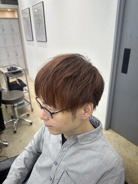 アジールヘア 赤羽駅南口店(agir hair) メンズカットメンズスタイルケアカラー赤みブラウン赤羽