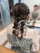 シエル バイ ケンジ 登戸 生田(CIEL by KENJE)&nbsp;ヘアアレンジ/ツインアレンジ/結婚式アレンジ