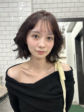 レガーレ(Legare) 【広島韓国ヘア】ボブスタイル×暖色ボルドーカラー!