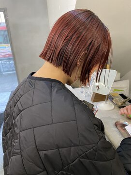 ヘアーワークスヴィクサス 諫早店(HAIR WORKS VIXUS) 【VIXUS 持永早紀子】ミニボブ