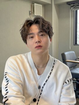 覇気(HAKI) センターパートパーマ