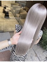 アース 豊橋店(HAIR&MAKE EARTH)&nbsp;透明感グレージュロング