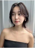 大人っぽ韓国ショートボブ