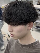 ノードオム 栄(NODE HOMME)&nbsp;シャドウパーマニュアンスパーマ波巻きスパイラルパーマ名古屋栄