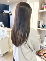 キャアリー(Caary)&nbsp;福山市Caary髪質改善ストレートサラ艶スーパーロングうねり対策