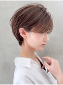 丸みショート/カーテンバング/顔周りカット/ダークブルー☆506