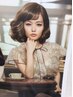 【いつも輝く髪へ☆】グレイカラー(白髪染め)+トリートメント  ￥6900
