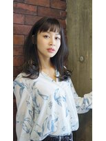 アジュール ヘアデザイン(Aｊu r hair design) ショートバング☆セミディ