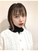 エル(EL by green)&nbsp;『Shoya』ホワイトベージュ×インナーカラー