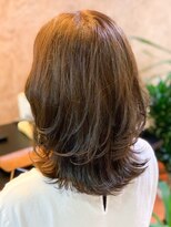 アークスヘアー&nbsp;大人かわいい☆無造作カール♪ひし形くびれミディ