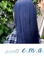 エマヘアデザイン(e.m.a Hair design) ブルーアッシュ