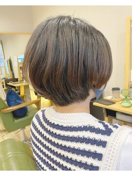 ヘアサロン ナノ(hair salon nano) ショート/丸みショートボブ/やわらかショート/20代/30代/40代