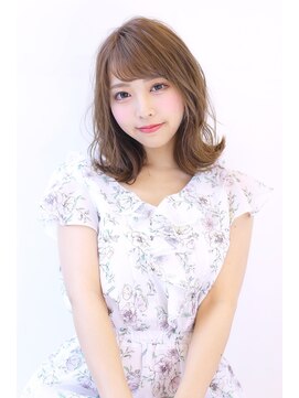 オーロ 宝塚店(ORO) 20代30代40代50代ショコラベージュボブルフカールベビーバング