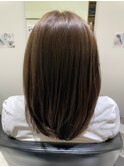 髪質改善/切りっぱなしボブ/美髪/30代40代/［人形町］