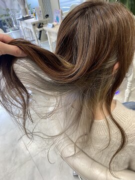 エフエフヘアー(ff hair) back style☆イヤリング&インナーカラーvol.761