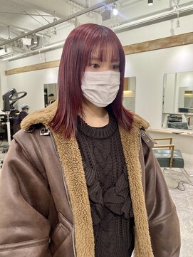 ソイ コンク 下北沢(soi conc) ボルドーレッドカラー