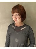 ミニボブ/ショート/ショートヘア/前下がりボブ/ぱつっとボブ