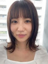 ワク(WAKU)&nbsp;ichida  style NO.9オリーブベージュデザインカラーウェットヘア