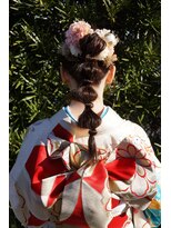 ランコントレ 千代 成人式ヘアセット