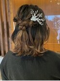 〔mist：Yoshimi〕結婚式/ハーフアップ/ヘアアレンジ/ヘアセット