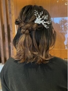 ミスト(mist) 〔mist:Yoshimi〕結婚式/ハーフアップ/ヘアアレンジ/ヘアセット