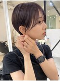 大人可愛い/ナチュラルショート/小顔ショート/愛されショート