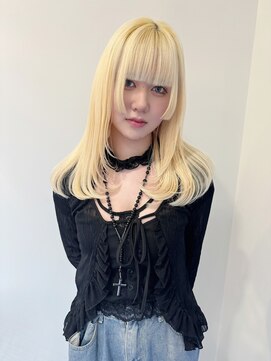 ギグスダブル 栄店(gigs double) 姫カット/ブロンドカラー
