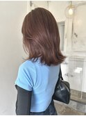 ミルクティーベージュダブルカラーケアブリーチインナーカラー