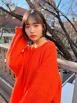 メゾンアクア 表参道(Maison ACQUA) 切りっぱなしボブ/レイヤー/似合わせカット/くびれ/ミディアム