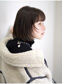 【SERO東辻井】顔周りレイヤー_大人ボブ_アースカラー