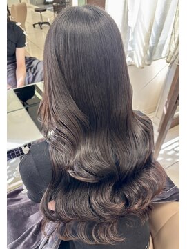 スタイル 横浜(STYLE) エンドカラー/ケアブリーチ/シルバー毛先ピンク/ダブルカラー