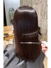 【ＯＰＥＮ記念】髪質改善　縮毛矯正+毛先カット+Aujuaトリートメント