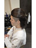 メンズハーフアップ マンバン HOMMEHAIR2nd江ヶ崎