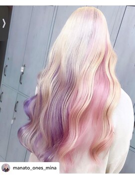 ミーナ バイ ワンズ 町田(mina by one's kyougoku) 10代20代ladies☆エアリーロング/ピンクブラウン/アッシュ